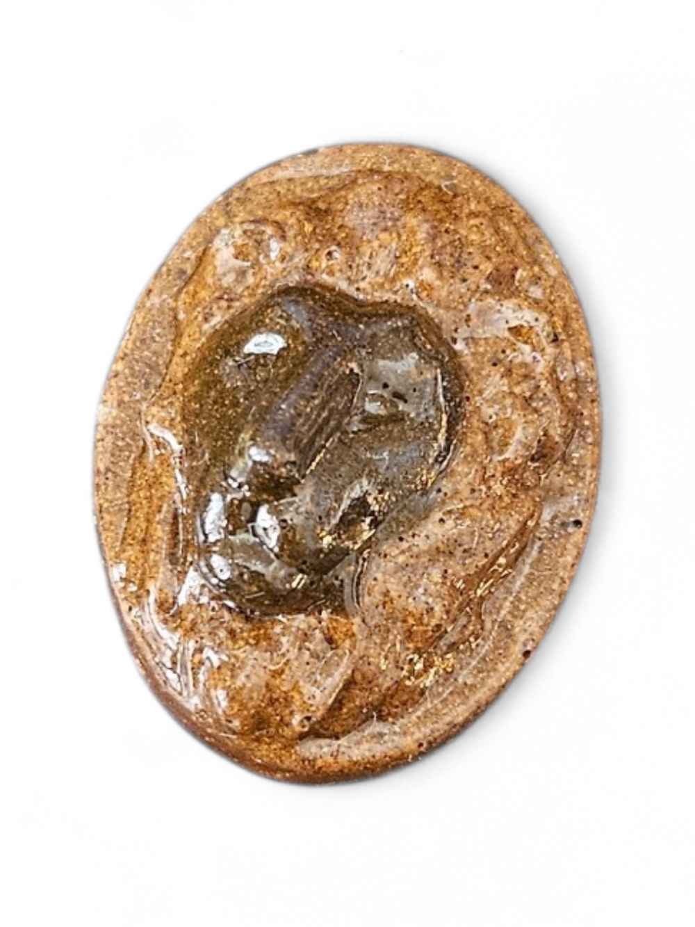 Handmade Lions Face Cabochon